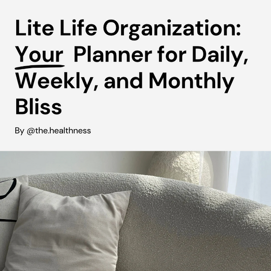 Your Planner for Daily, Weekly, and Monthly Bliss