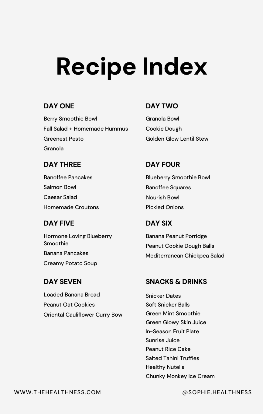 7 Day Glow-Up Challenge E-Book